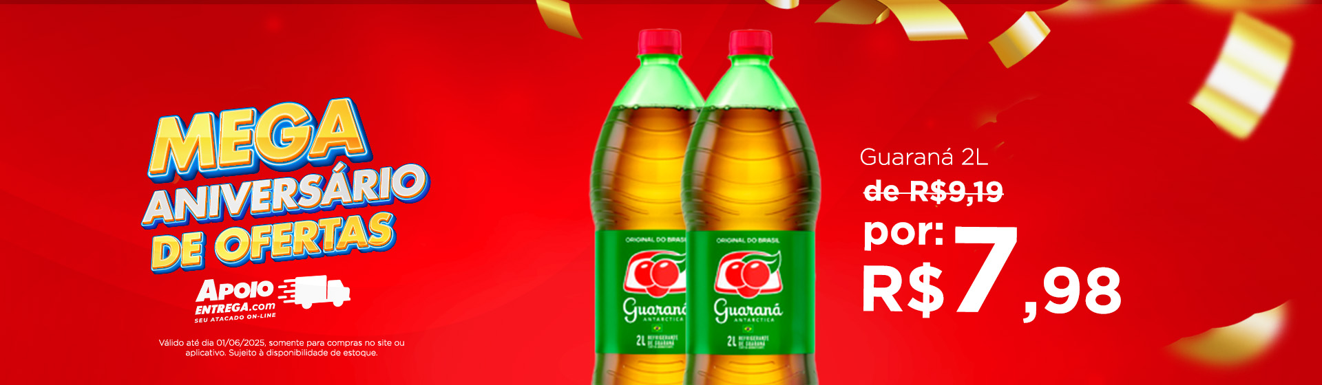 Guarana 2 litros até 01/06